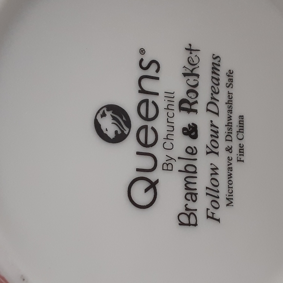 Follow Your Dreams Bramble Rocket 10 oz Cup Mug Rabbits Birds Butterflies - Picture 8 of 8